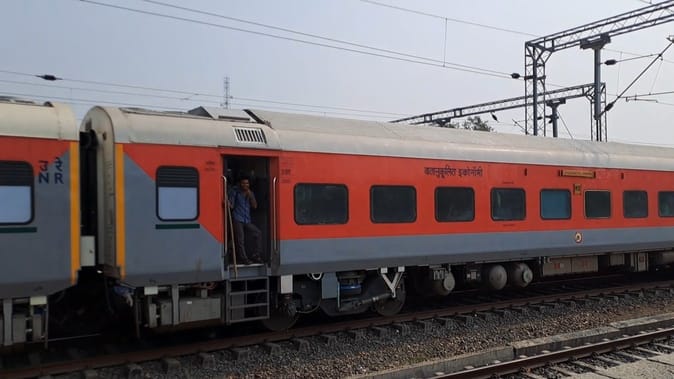 Railway official dies after being hit by a train at Sonpur station, causing panic at the station.