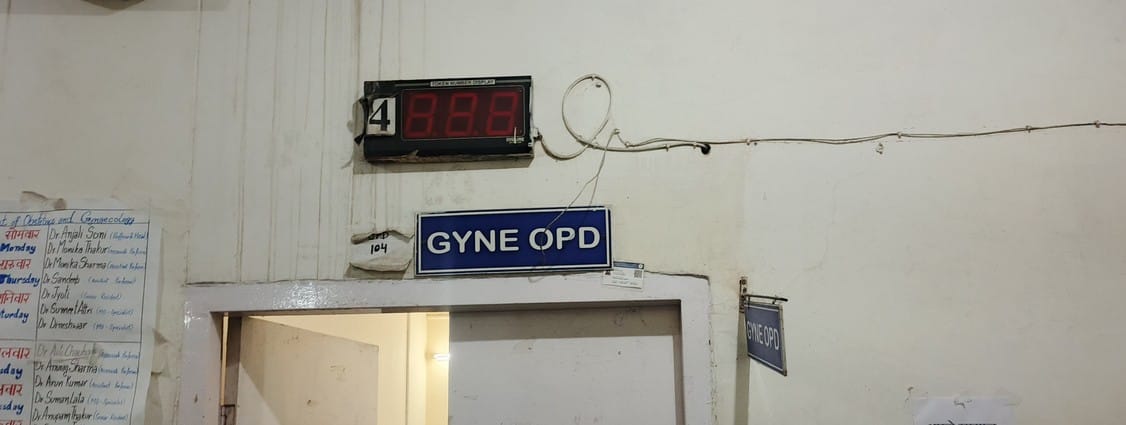 Digital token display board malfunctions at medical college, leaving patients in trouble