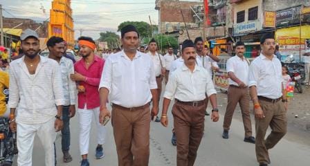 The first procession took place in Bagapar and Mujuri.