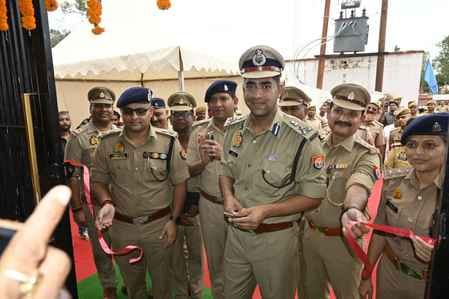 Police personnel get gymnasium, DIG inaugurates it