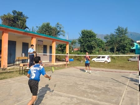 Under-14 student category sports trials held at Rishikesh School