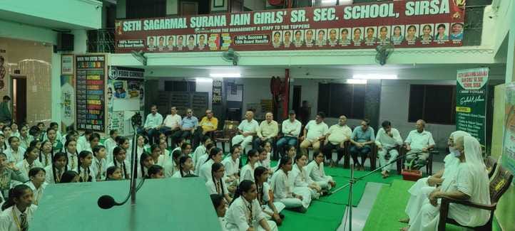 Students organised an awareness rally against drug abuse.