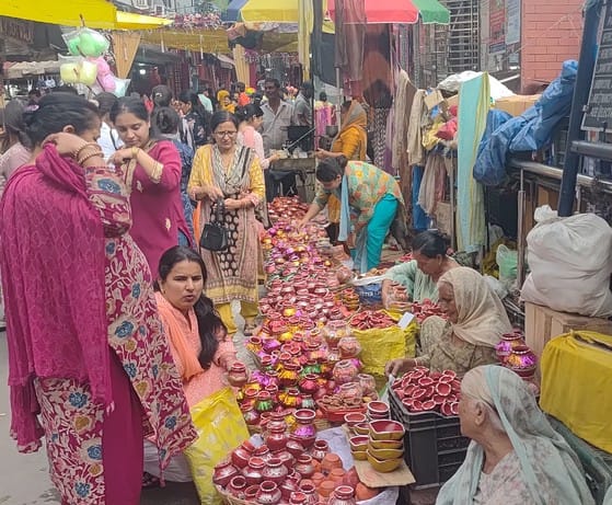 Shopping for Karva Chauth