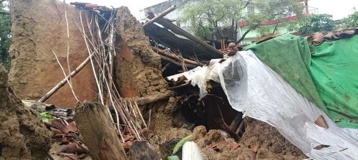 Elderly man dies after being buried in barn, three injured when mud house collapses