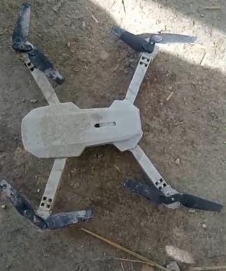 Drone found in field, villagers scared