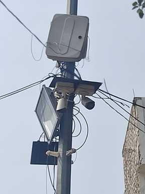 CCTV cameras installed in the Nagar Panchayat area became mere showpieces.