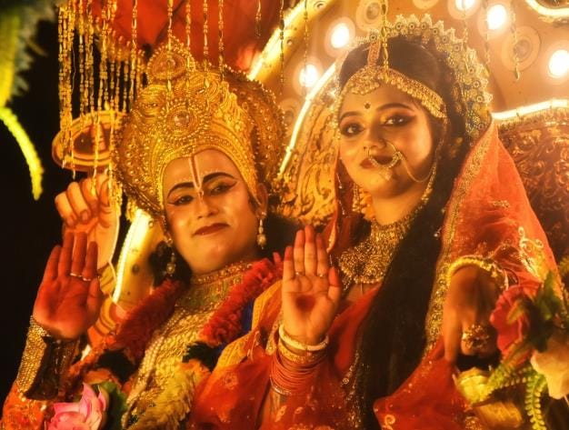 A scene like Ayodhya... Shri Ram goes on a tour of Laxman Nagari