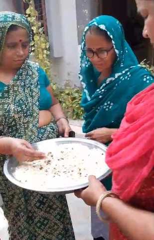 Puffed rice was tested at the Anganwadi centre, no insects were found.