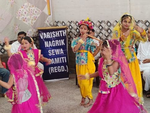 18 senior citizens were honored with clothes and gifts.