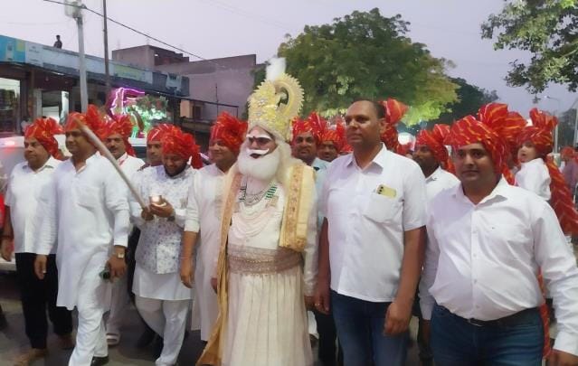 Agrasen procession taken out with 18 princes