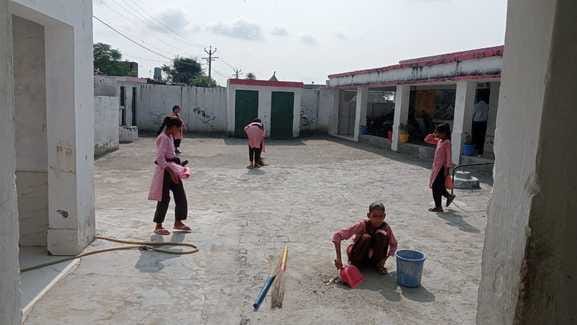 Photo of children being made to sweep in school goes viral