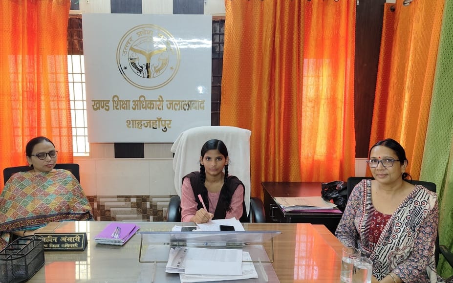 Student Fareeha performed the responsibility of BEO