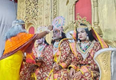 Ayodhya rejoices at the coronation of Lord Rama