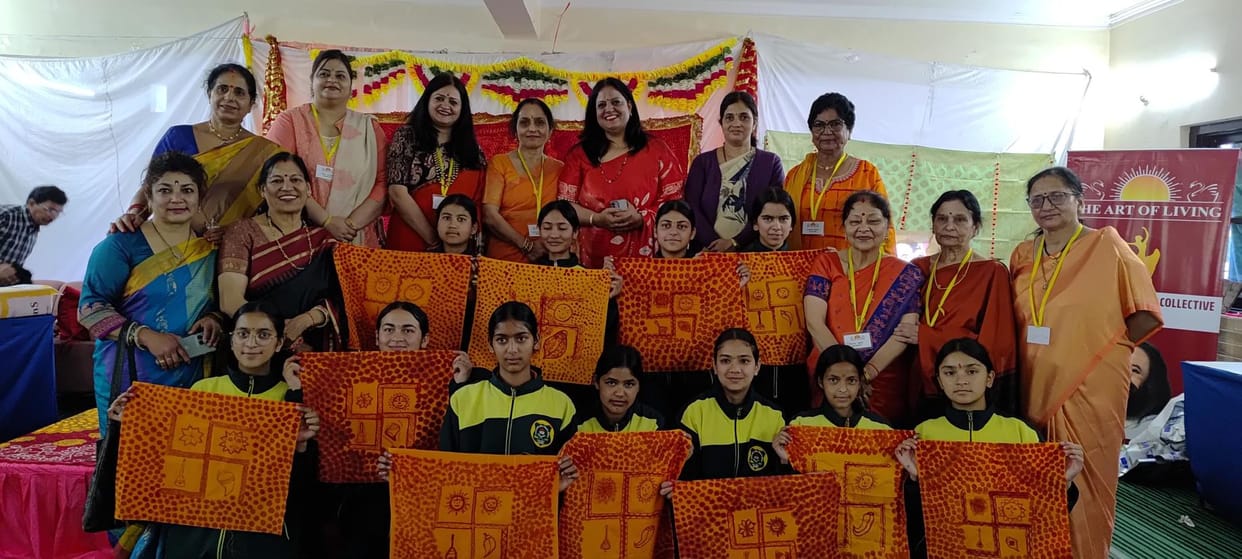 Students learnt to make traditional Pichhora