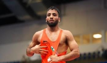 Indian wrestler Sujeet Kalkal won the gold medal in U23 World Championships victory over Umidjon Jalolov