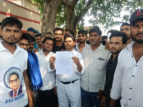 Made indecent remarks on Dr. Ambedkar, submitted memorandum to police