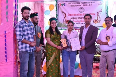 Convocation ceremony at Government Industrial Training Institute, Chidgaon