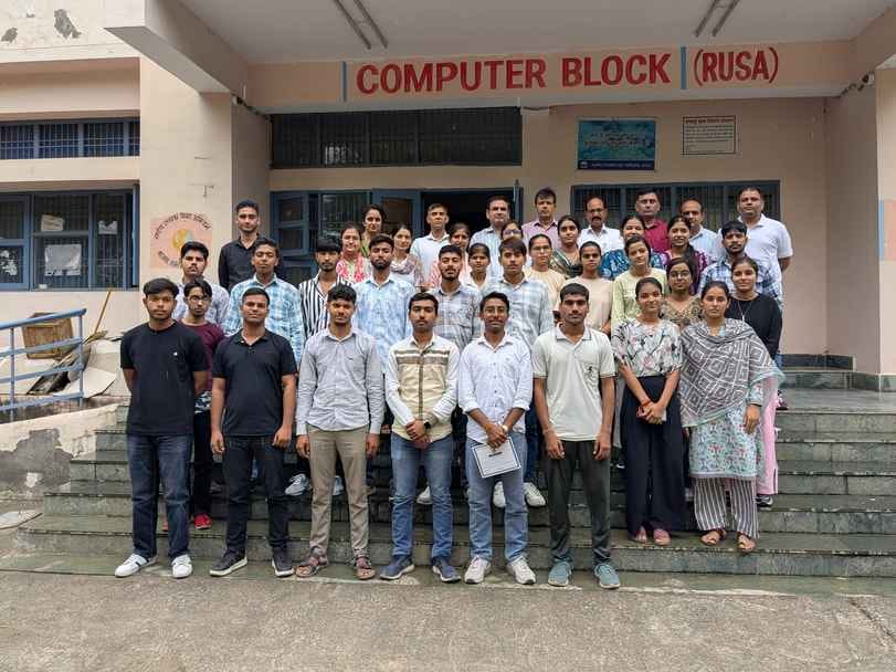 Tannu first in power point competition and Sarika first in essay writing