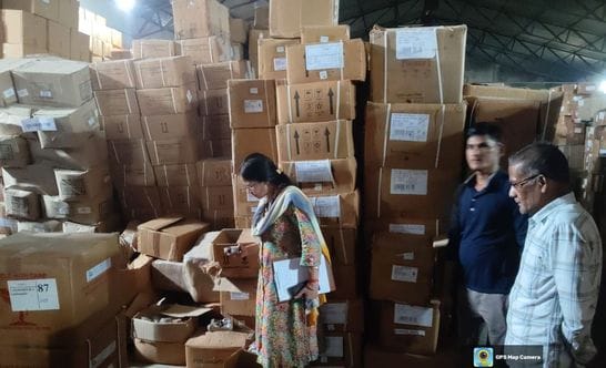 Checking campaign conducted, cold and cough syrup not found
