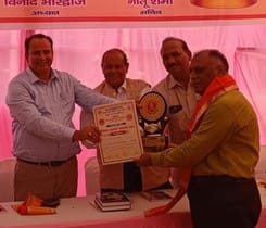 Dr. Anurag received the Teacher Ratna Award