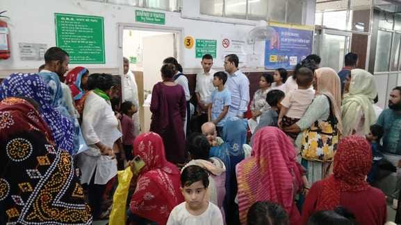The body's immunity is weakened due to changing weather, increasing number of patients