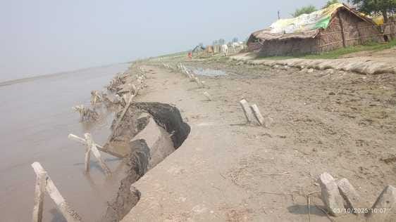 Farmers' land in Palani South submerged in the river