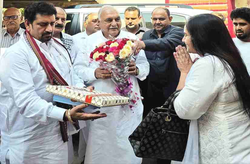 Congratulations to former CM Hooda on being made the Leader of the Opposition and Rao Narendra on being made the State President