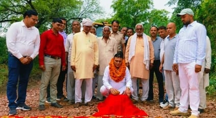Siddipur to Mundhela road will be constructed with Rs 68 lakh.