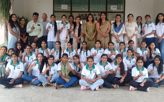 One week beauty management training given to girl students