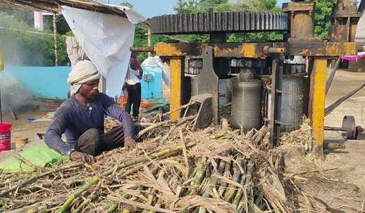 Sugar mills are not operational, so farmers are forced to sell sugarcane at cheap prices.
