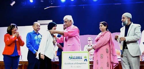 Srinagar, LG Manoj Sinha, Gave Prized, Abacus winner