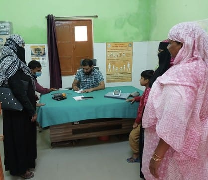 3195 people were treated at the health fair.
