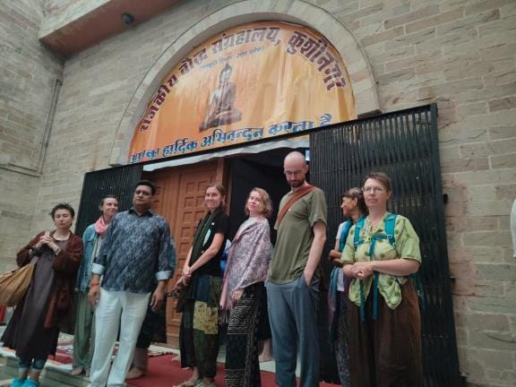 Russian tourists visit Buddha's land, learn about Bapu's philosophy of non-violence through exhibition