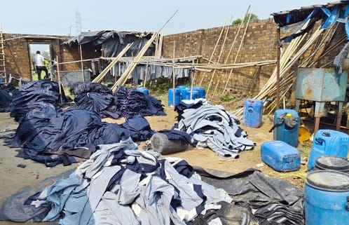 Jeans washing plant running without NOC was shut down