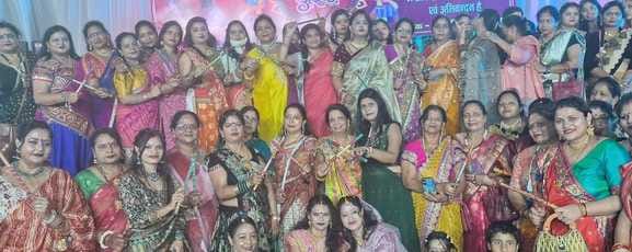 Ganga Jyoti Seva Sansthan organized Dandiya festival