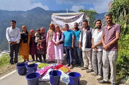 Relief material distributed to 200 disaster affected people of Nirmand and Ani blocks