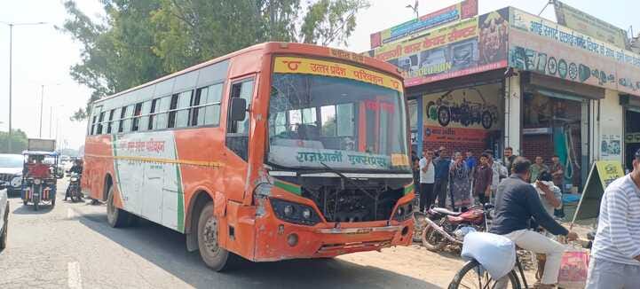 Roadways bus and truck collide on highway, 25 passengers injured
