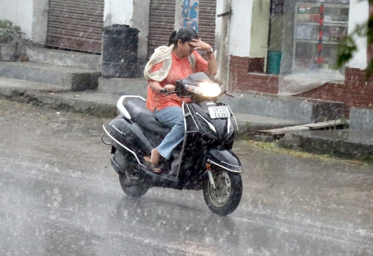 Rain cools the weather, winds break trees
