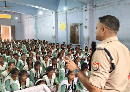 Helpline information given to girl students