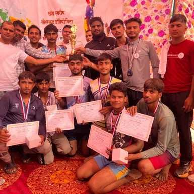 Budani's team got second place in Kabaddi