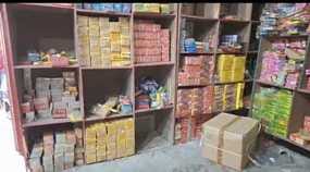 CM Flying Squad raids illegal warehouse, recovers firecrackers worth Rs 40 lakh