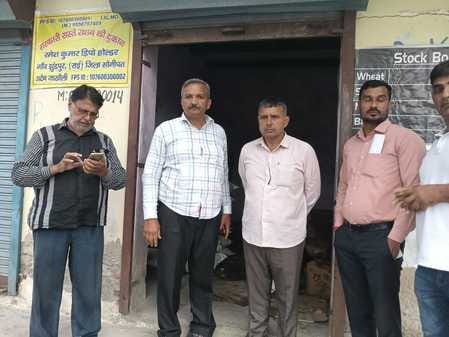 Chief Minister's Flying Squad raided the ration depot, found less millet than the stock.