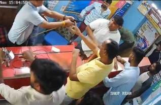 Dispute between two parties over vacating the shop, firing took place