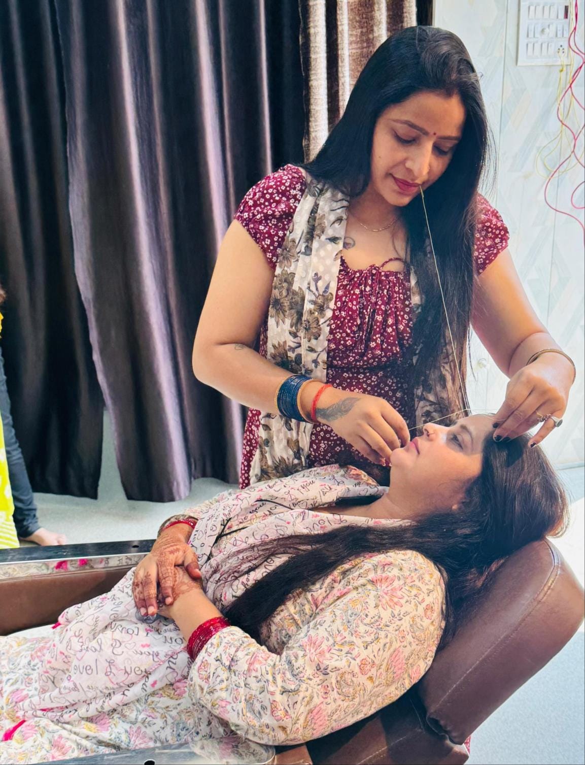 Women are buying bangles and Kangana, Sajna is buying gifts