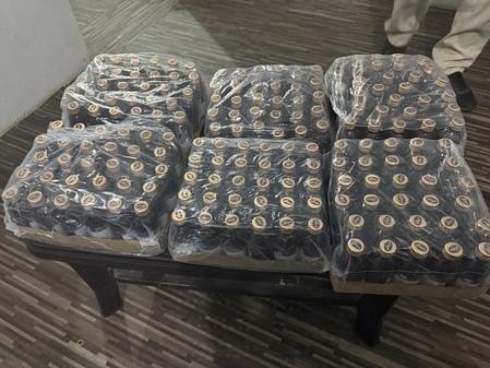 Drug syrup was being smuggled in a car, three arrested, syrup worth thousands recovered