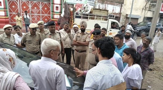 The city council took over the community center with the help of police force.