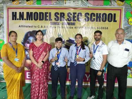 Sonal won the gold medal in the Haryana Olympic Games Karate competition