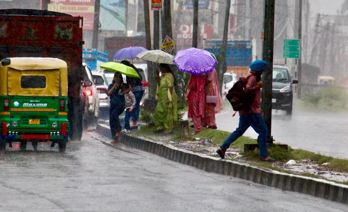 City waterlogged after rain, weather turns pleasant