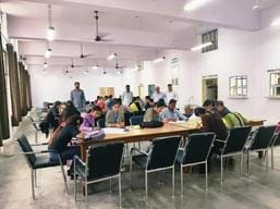 Harpreet first in painting competition and Trisha Saini first in slogan writing