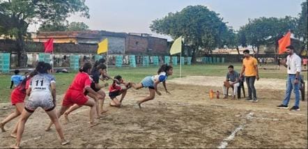 Stadium team became the winner in women's kabaddi competition